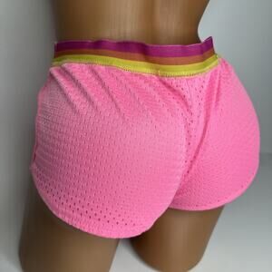 Lagaci Surf Mentality Hot Pants Shorts Size XS Pink Surf Beach Jersey Y2k Barbie